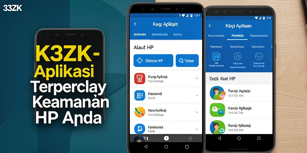 Antarmuka aplikasi 33ZK menunjukkan penguncian aplikasi dengan mudah.