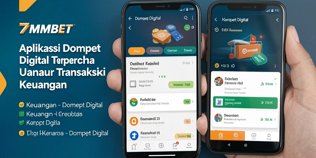 Antarmuka utama aplikasi 7MMBET yang memudahkan transaksi digital.