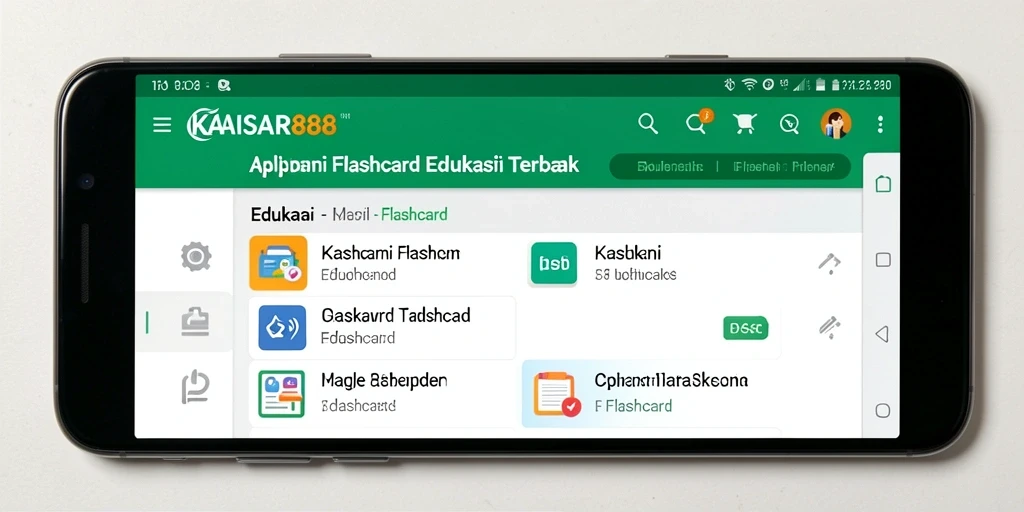 Antarmuka aplikasi KAISAR888 yang intuitif dan interaktif.