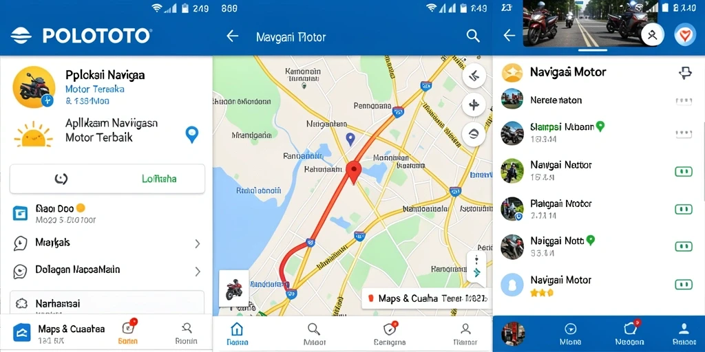 Tangkapan layar utama POLOTOTO dengan fungsi navigasi motor yang jelas.
