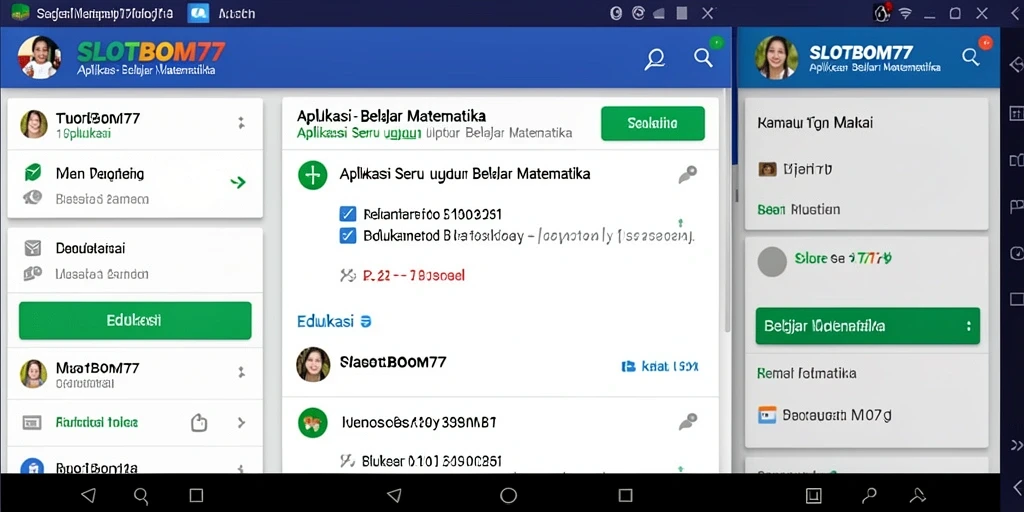 Antarmuka SLOTBOM77 yang menarik untuk belajar matematika.