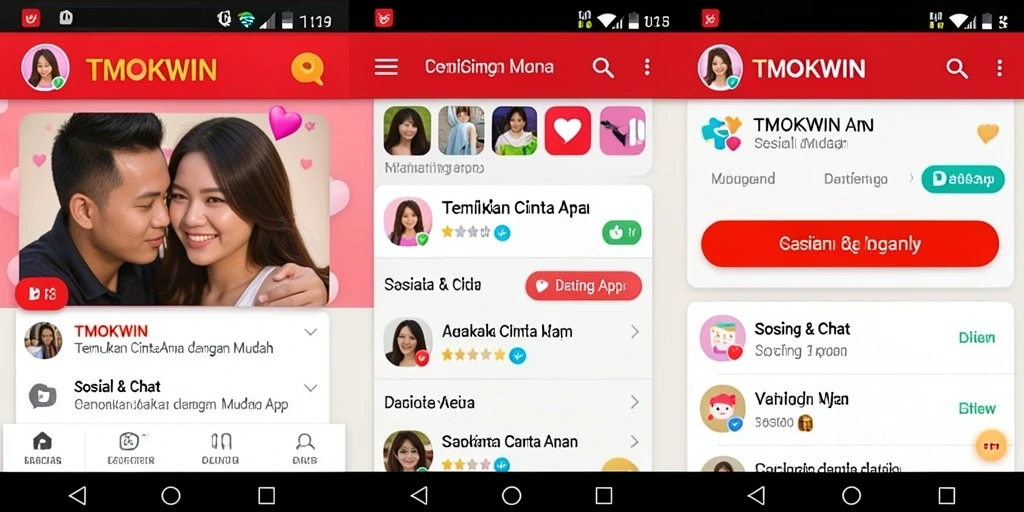 Tampilan antarmuka TMOKWIN yang intuitif dan menarik.