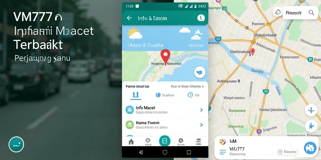Antarmuka intuitif dan informatif dari aplikasi Info Macet.