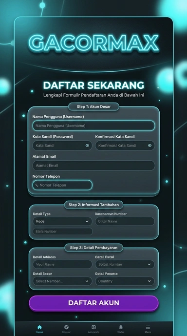 Cara Membuat Akun GacorMax Untuk Android Indonesia